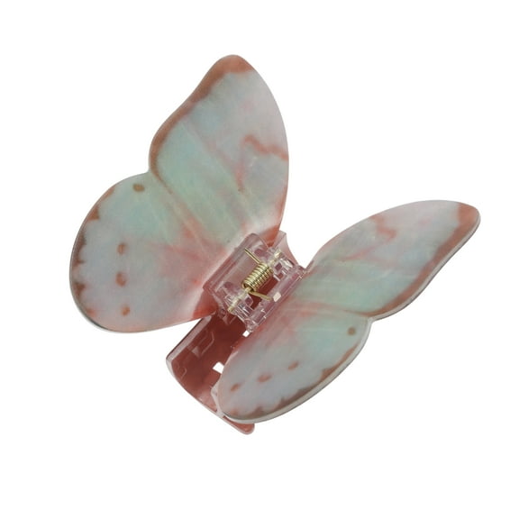 Unique Bargains 1 Pc Christmas Hair Clips Butterfly Hairdo Clip for Christmas 3.74"x3.54"x1.97" Brown