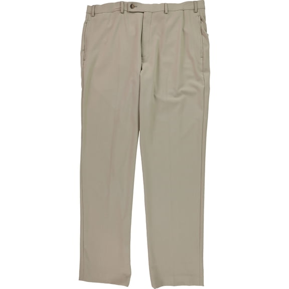 Ralph Lauren Mens Ultraflex Stretch Dress Pants Slacks, Beige, 38W x 34L