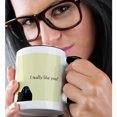 thumbnail image 2 of 3drose, Grackle, I Really Like You, 11oz Two-tone Black Mug, 2 of 6