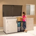 thumbnail image 2 of Lifetime Horizontal Storage Shed (75 Cubic Feet), 2 of 5