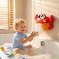 thumbnail image 6 of Bubble Machine, Pool Toys, Bubble Machine Battery Operated, Bubble Party Favors, 10X8 Inch Bright Green Frog Design No-Fuss Bubble Blower for Bath, Pool, and Casual Group Bubble, 6 of 7