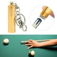 thumbnail image 4 of Outil de Pointe de Queue de Billard Snooker, Outil de Réparation de Pointe de Queue de Billard, avec Boucle à Clé Design Unique pour Débutants Clubs de Billard Doré, 4 of 8