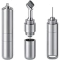 thumbnail image 1 of Llavero para extraer tarjetas SIM de aleación de aluminio, cepillo de limpieza 2 en 1, cerdas de alta densidad para el puerto de auriculares del teléfono, reinicio del router, portátil, 1 of 7