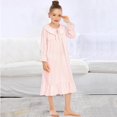 thumbnail image 2 of LUOGENLI Pajamas Girls Christmas Pajamas 5T Shorts Autumn and Winter Girls' Nightdress Children's Homewear Pajamas Children Girls Christmas Sleepwear Size 14-16 Fall 8-9 Years, 2 of 6