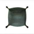 thumbnail image 1 of ZHAOCHENG Caja de almacenamiento de escritorio plegable, bandeja pequeña, compartimento de cuero para guardar joyas, caja para llaves, cesta de almacenamiento para decoración del hogar * Verde, 1 of 4