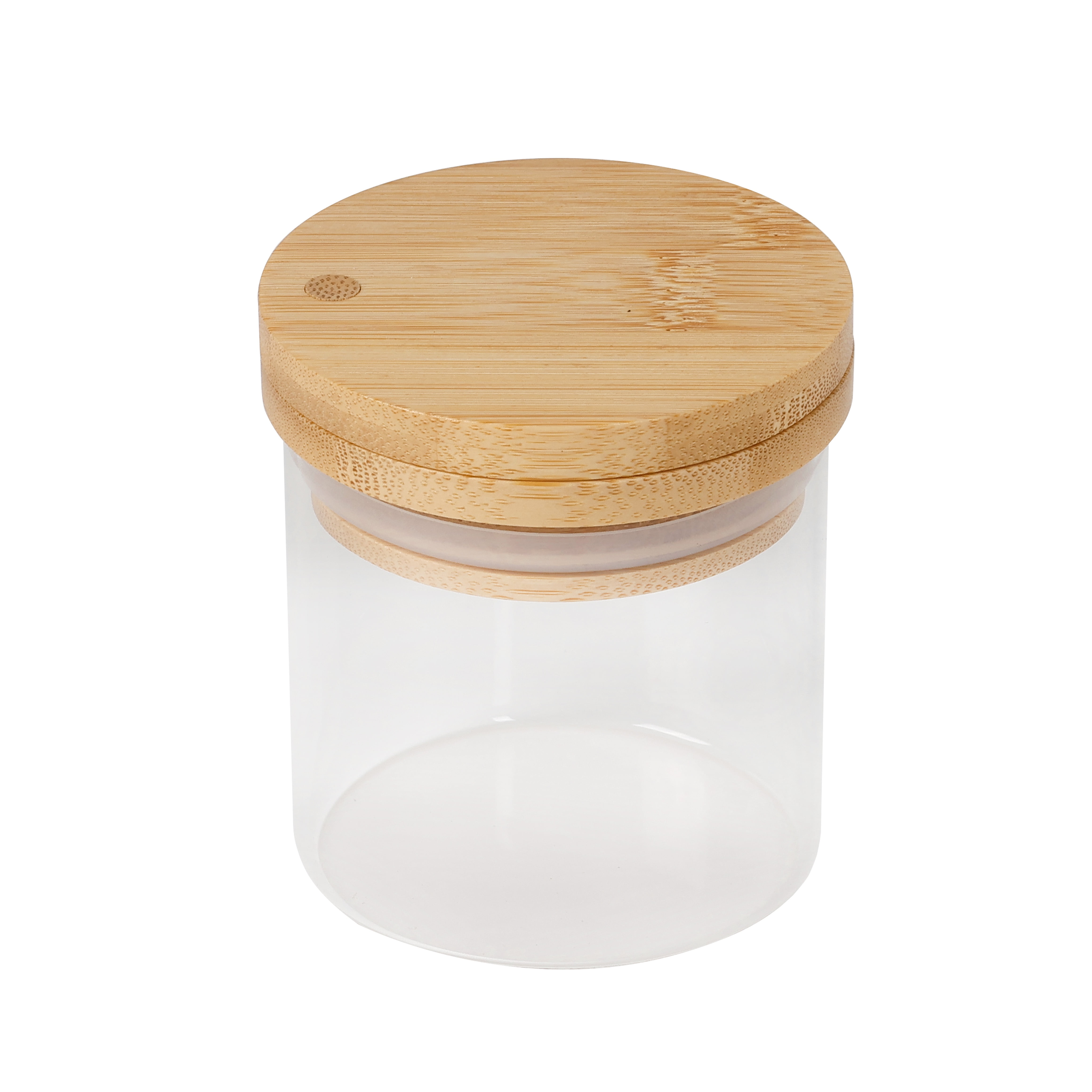 (2 pack) Better Homes & Gardens Swivel Bamboo Ld Spice Shaker, Bamboo and Glass, 8 oz, 3 Dia x 3.26 inch