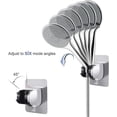 thumbnail image 2 of Dww-Soporte para Ducha Soporte para Alcachofa de Ducha Autoadhesivo Desmontable montado en la Pared con ángulo Ajustable, Impermeable, Resistente, montado en la Pared para baño de Visitas, 2 of 4