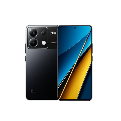 Xiaomi Poco X6 5G GSM Global Unlocked (256GB+12GB) 6.67" Snapdragon 7s Gen 2, for T-Mobile Mint Tello (Black)