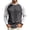 186#Gray, variant on Mens Raglan Contrast Color Long Sleeve T Shirts Crew Neck Regular Fit Shirts Soft Fabric Outdoor Walking Tops Dark Green 4XL