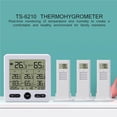 thumbnail image 4 of Cateissary Weather Station Indoor Outdoor Wireless Digital LED Backlit Hygrometer Humidity Display with LCD Electrodomésticos blanco Cateissary HA027154-01, 4 of 6