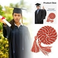 thumbnail image 1 of Graduation Rope Honor Rope Graduation In 2025 Graduate With Tassel Bachelor's Formal Dress Doctoral 67 Inches Long Blue And White, 1 of 5