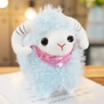 thumbnail image 4 of Lovely Plush Lamp Sheep Animal Soft Stuffed Doll Home Bed Sofa Decor Toy Gift(Blue), 4 of 8