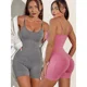 thumbnail image 5 of Mono deportivo para mujer, pantalones cortos de gimnasio, mameluco de Yoga para mujer, sujetador de soporte alto, monos deportivos para hacer ejercicio, medias realzadoras, 5 of 5