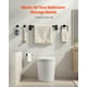 thumbnail image 2 of VEVOR - Juego de 5 accesorios de baño, barra para toallas de 24 pulgadas, color negro mate, 2 of 9