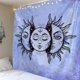 thumbnail image 2 of Tapiz de Tarot Mark Watching the Moon Dormitorio Fondo decorativo Tela-150 * 150 (Tela cepillada) JAMW Sencillez, 2 of 5
