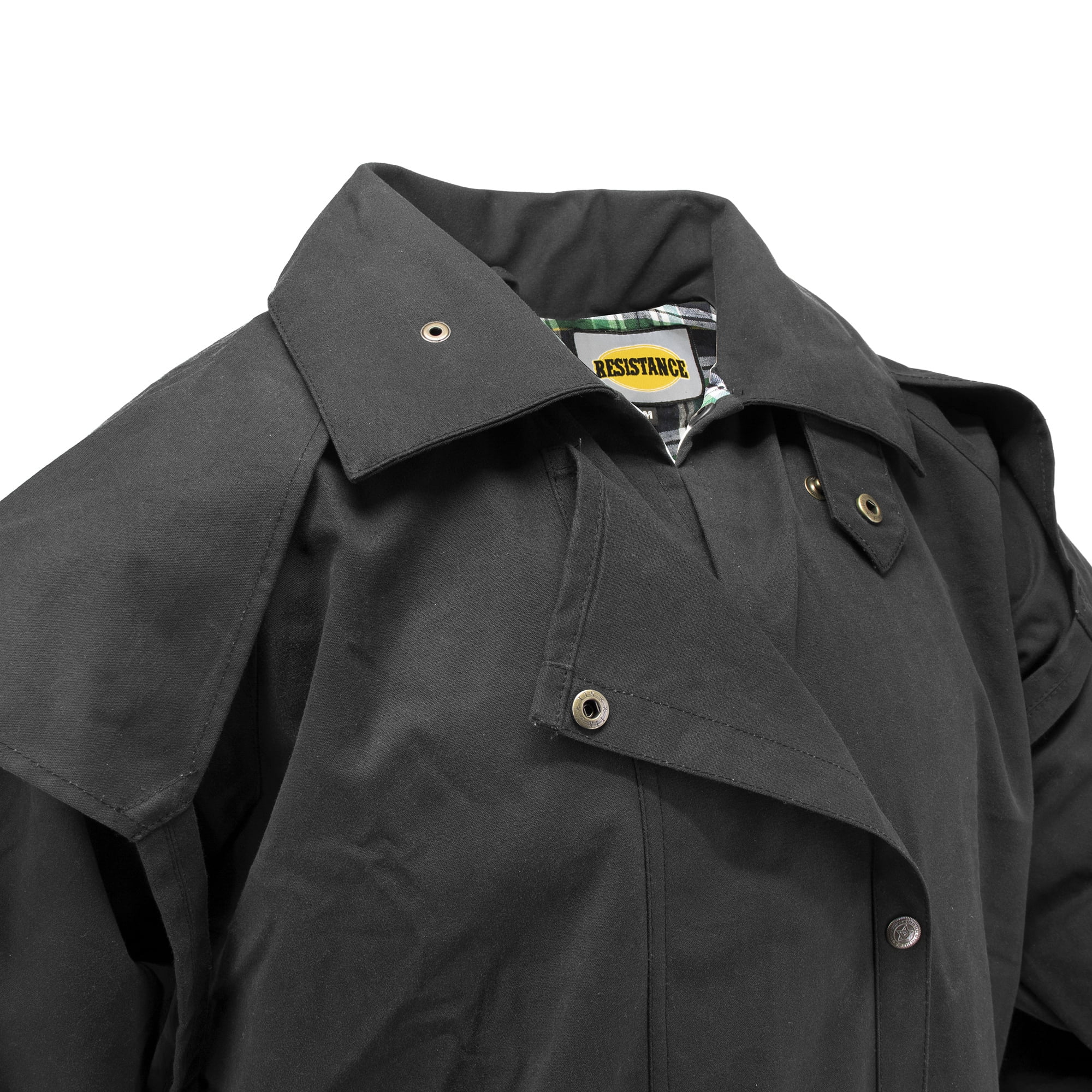RESISTANCE Western Style Oilskin Duster, Waterproof