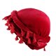 thumbnail image 4 of Sombreros. Pañuelos para la cabeza para hombre y mujer, forrados de satén con borlas, trenzas y sin ala. Sombreros vintage de toalla. Sombrero de poliéster para mujer., 4 of 4