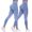 Dark Purple, variant on Gkeoshab Yoga Pants 2PC Women's High-Waist Seamless Yoga Pants Slim Fit Tummy Control & Soft Nylon Workout Leggings for Gym and Running Blackish Green L