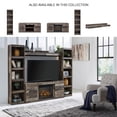 thumbnail image 5 of Signature Design by Ashley Derekson TV Pier Media Storage Tower with 4 Shelves, 72" Tall, Multi-Gray, 5 of 7