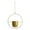 GD1, variant on Metal Hanging Planters, Modern Plant Hanger with Flower Pot, Plant Holder In Round Shape, Small Wall and Ceiling Planter for Indoor Plants, Home Décor