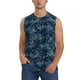 thumbnail image 1 of Fotbe Hawaiian Style Men's Camiseta sin Mangas Estampada para Hombres, Playera Casual para Gimnasio, Entrenamiento, Playa-Large, 1 of 7