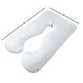 thumbnail image 3 of Pregnancy Body Pillow Â– 60Â” Full Body Maternity Pillow with Contoured U-Shape for Comfort, 3 of 8