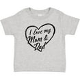 thumbnail image 3 of Inktastic I Love My Mom and Dad in Black Chalk Heart Boys or Girls Baby T-Shirt, 3 of 5