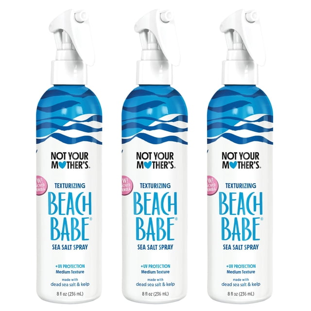Spray de sal marina Not Your Mother's Beach Babe, 240 ml (paquete de 3)