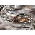 thumbnail image 1 of Pintura de diamantes Diamantes de oro que fluyen DIY Taladro redondo completo Rhinestone Hugtrwg Para estrenar, 1 of 9