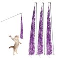 thumbnail image 2 of 3PCS Cat Tassel Teaser Funny Cat Teaser Wand Kitten Interactive Toy with Bell, 2 of 10