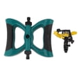 thumbnail image 2 of Garden Sprinkler, Large Area Coverage Easy Installation Lawn Sprinkler G1/2 Caliber Automatic Rotating With Base For Deck, 2 of 8