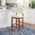 thumbnail image 2 of Riverbay Furniture 24.8" Transitional Wood Counter Stool in Cream, 2 of 15