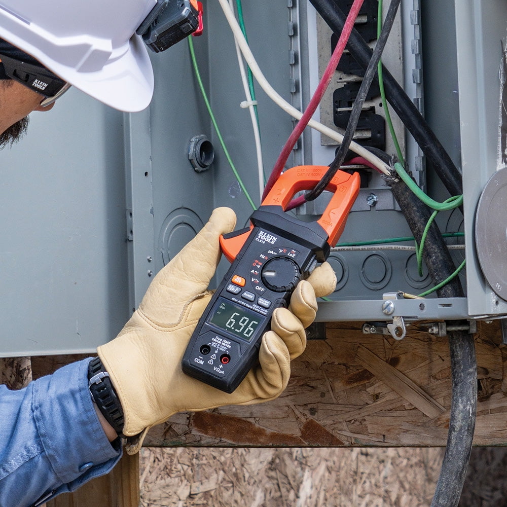 Klein Tools CL810 600A AC/DC Auto-Ranging Digital Pro Clamp Meter with