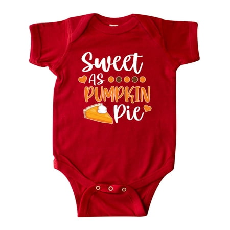 

Inktastic Thanksgiving Sweet as Pumpkin Pie Gift Baby Boy or Baby Girl Bodysuit