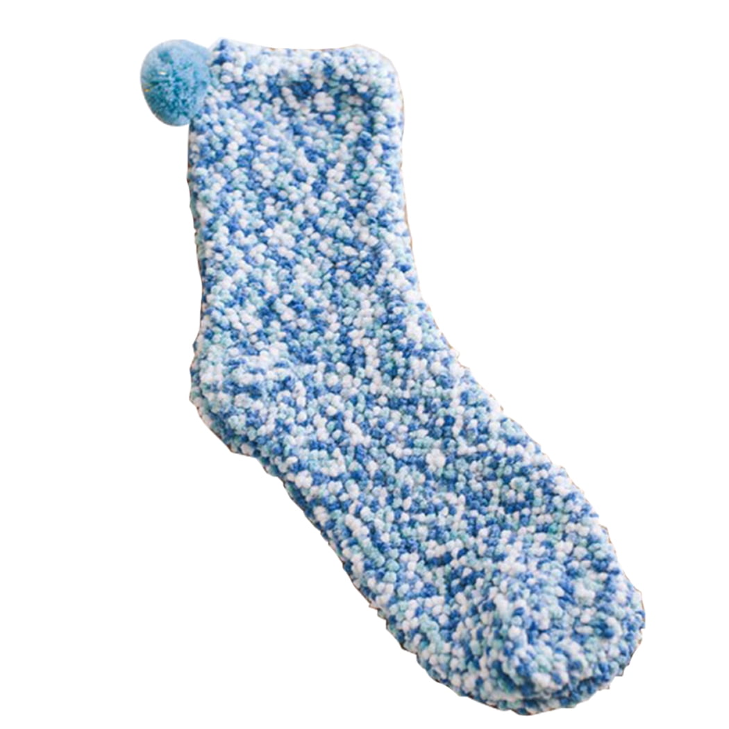 Women Socks Pom Thick Warm Creative Fuzzy Crew Socks Sleeping Socks Box | Walmart Canada