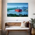 thumbnail image 3 of Elephant Stock Red Ship At Fort Lauderdale Wall Art - Horizontal Canvas Wall Art - Living Room Wall Decor - Transportation Canvas - Blue And Teal Decor - 48" x 32", 3 of 8