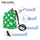 thumbnail image 3 of Fotbe Green And White Polka Dot Mochila de Lona con Estampado, Mochila Duradera, Mochila Versátil de Alta Calidad, Mochila Compacta Vintage-Small, 3 of 5