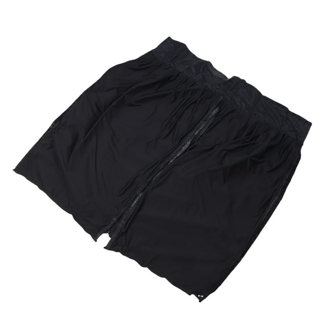 RV Door Curtain, Double Layer Magnetic Mesh Curtain, Windproof for Camping Car, Polyester Material