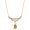 Yellow, variant on 1928 Jewelry Cheshire Montana Blue Crystal Teardrop Collar Pendant Necklace 16 + 3 Extender