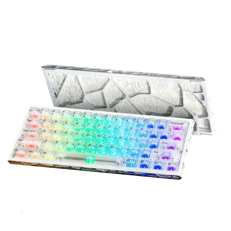 CEORPER Aluminum Perforated Corded Keyboard With Magnetic Switches Backlit Color