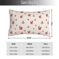 thumbnail image 2 of Salouo Cute Squirrel Pattern Pillow Cases,1PC Pillow Covers with Envelope Closure Decorative Pillow Case for Bed Couch,Pillows Not Included-14"x20", 2 of 6