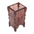 thumbnail image 5 of Dekaim - Soporte para Almohadilla de algodón, Caja de Almacenamiento, contenedor, Mariposa, Rosa, Flor con Funda para el hogar(Café), 5 of 5