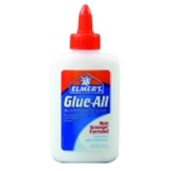 Elmers GlueAll MultiPurpose NonToxic Glue, 4 Oz. Squeeze Bottle, White And Dries Clear