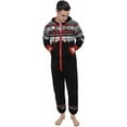 thumbnail image 2 of Men's Jumpsuits Adult Sleepwears One Piece Non Footed Pajama Unisex Playsuits, 2 of 4