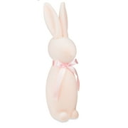 Easter Flocked Bunny Decor, Pink, 16 Inch, Way To Celebrate