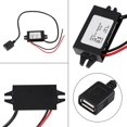 thumbnail image 5 of Veeki Adapter,1pc DCDC Adapter 12V/24V to USB 5V 3A Converter Regulator Cable Wires-051602, 5 of 5