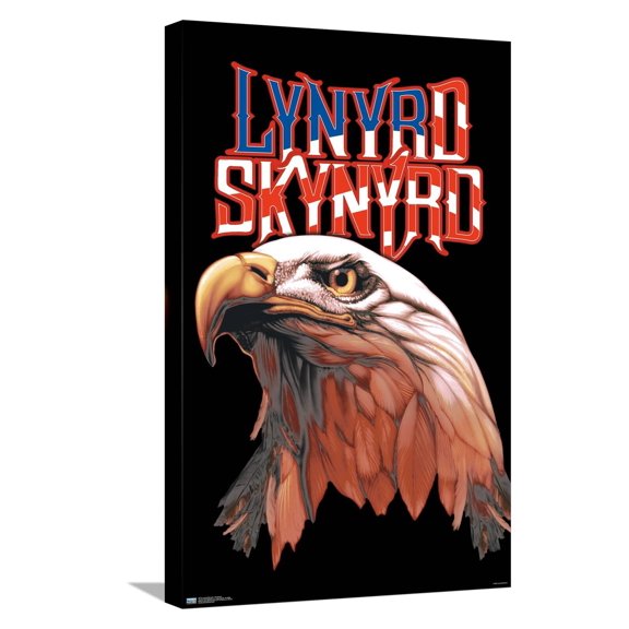 Lynyrd Skynyrd - Americana Canvas Wall Poster, 14.725" x 22.375"