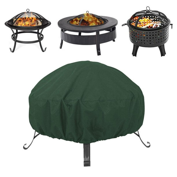 Outdoor Fire Pit Cover Round 33 Inch Waterproof Firepit Patio Bowl Coating Fireplace Protective Accessory Com Outdoor Fire Pit Cover Round 33 Inch, Outdoor Fireplace Cover