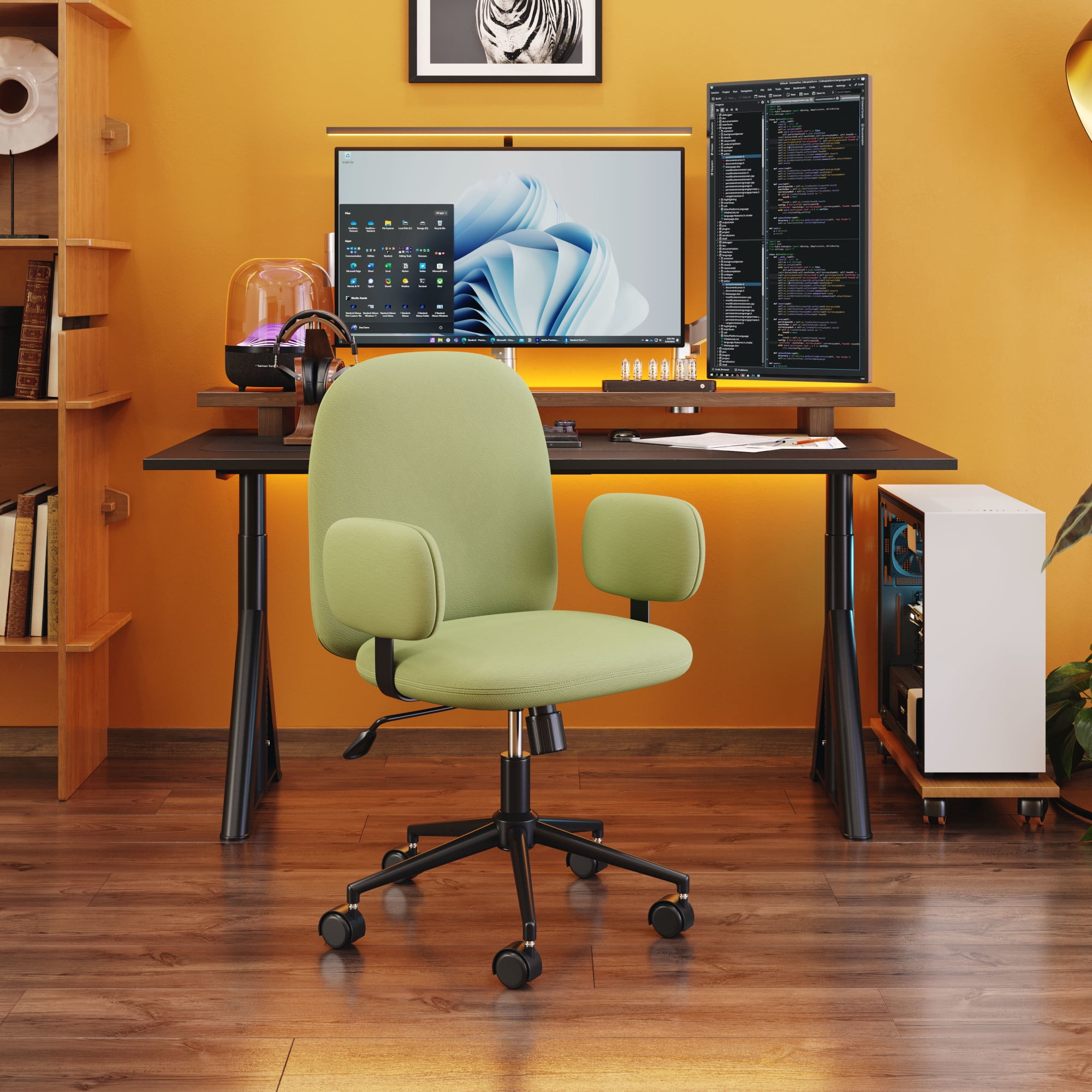 lionel office chair olive green product