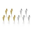 thumbnail image 4 of S SERENABLE 5pcs Sequins Spoon Fishing Lure Casting Jigging Bass Bait VIB Gold, 4 of 9